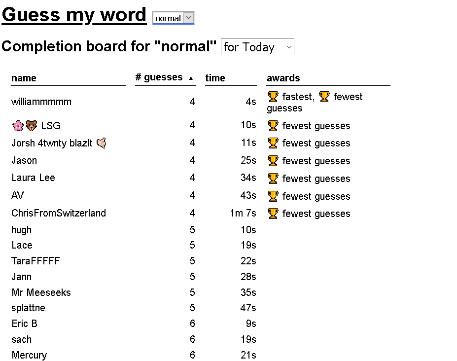 Guess My Word gallery image