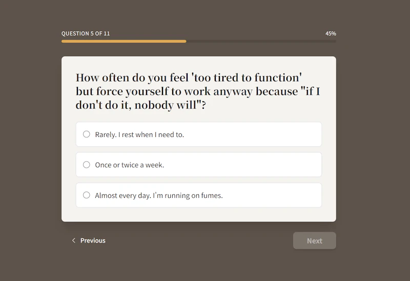 Founder Growth Test screenshot 2