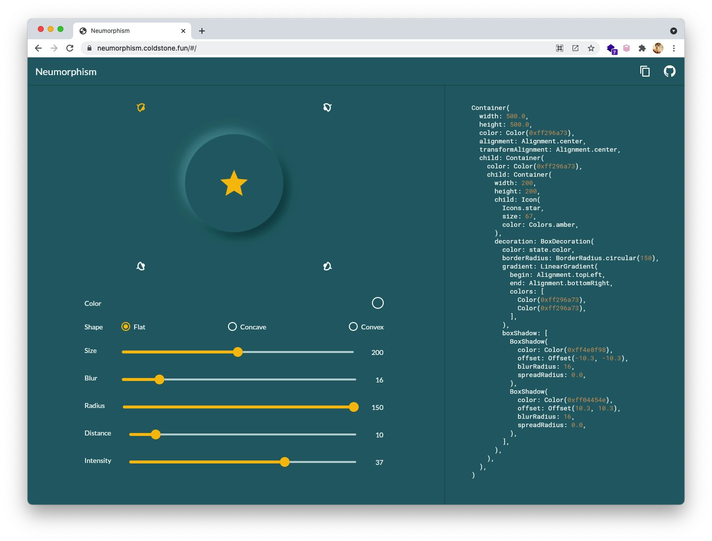 Neumorphism gallery image
