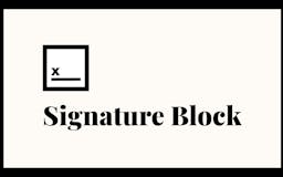 Signature Block media 1