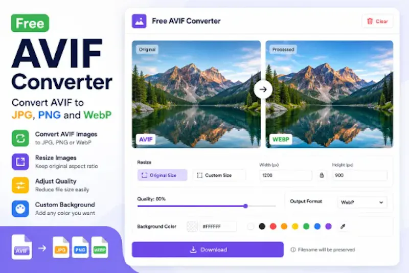 AVIF Converter screenshot 1
