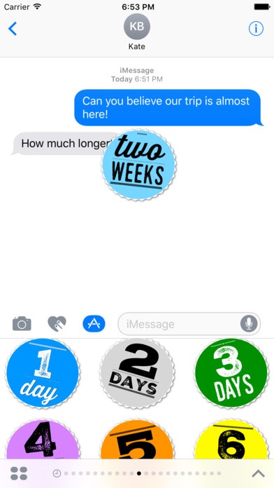 DayCals: iMessage Calendar Stickers 1 gallery image