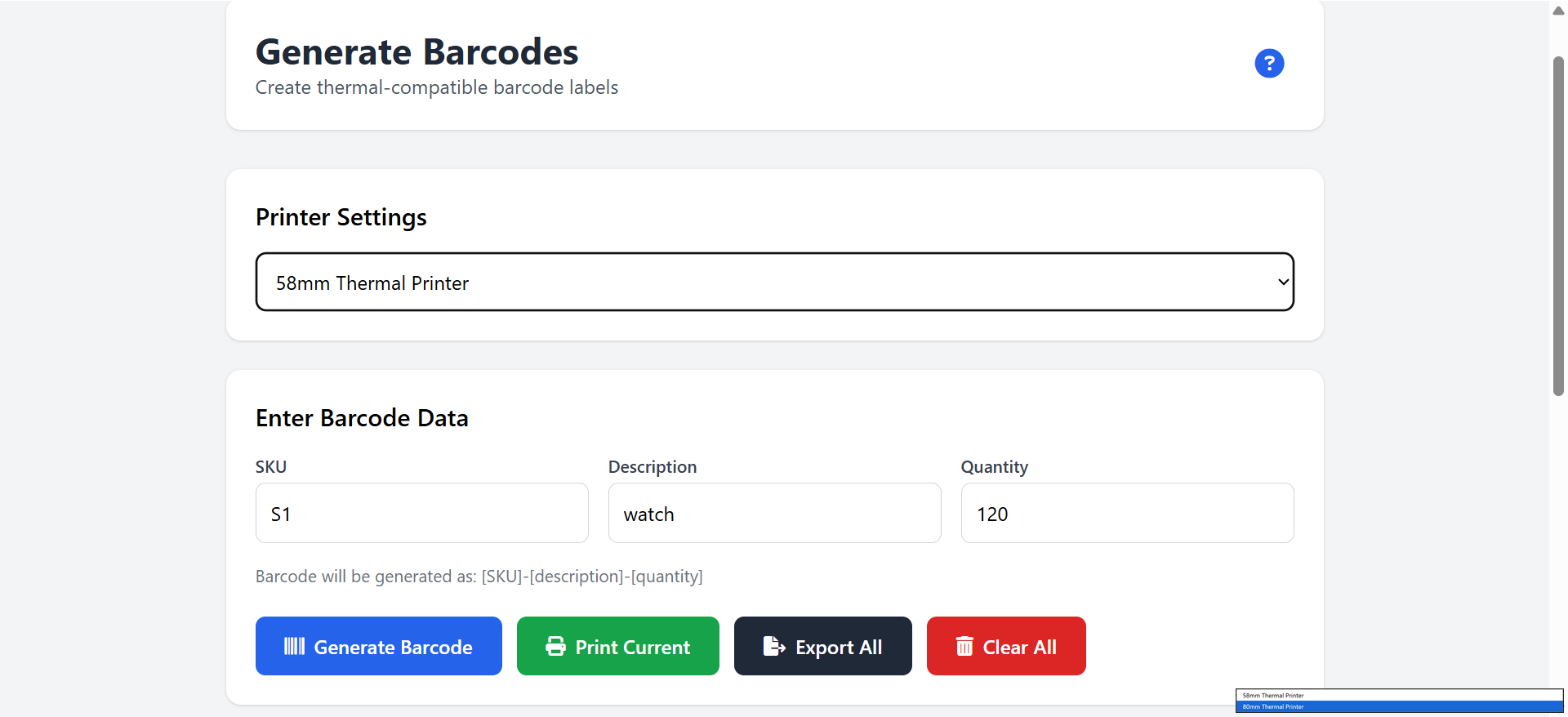 NonCon Barcode Manager gallery image