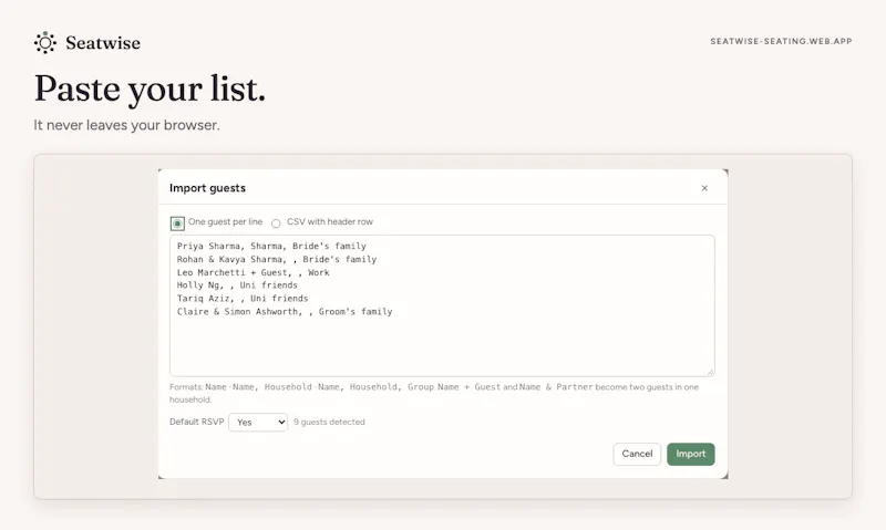 Seatwise screenshot 2