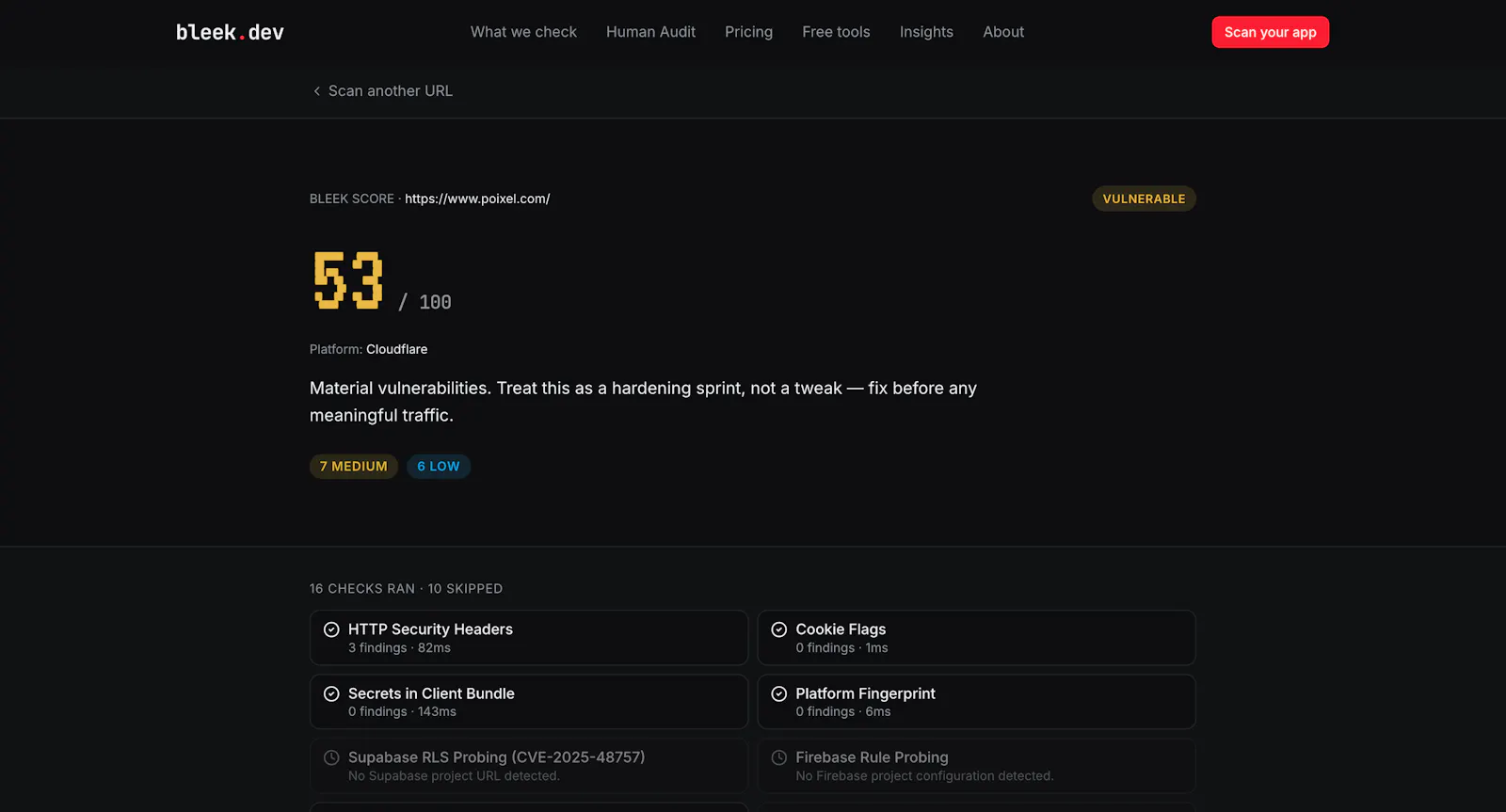 Bleek.dev screenshot 3
