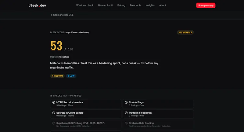 Bleek.dev screenshot 3