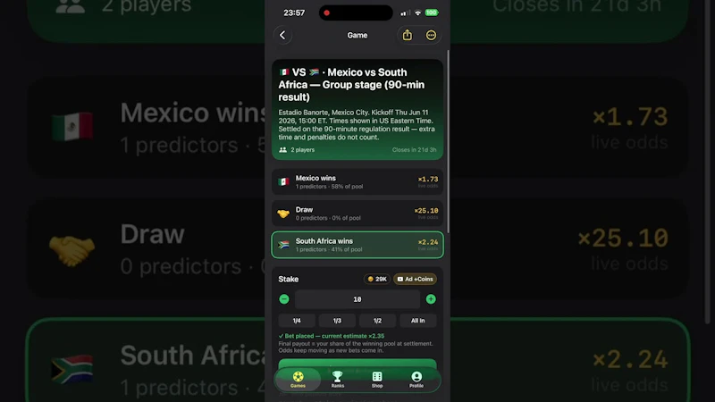 CoinCup screenshot 1 (video preview)