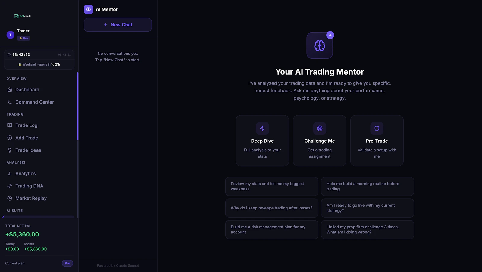 PnLVault — Professional Trading Platform screenshot 4