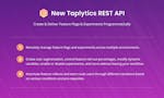 Taplytics REST API image