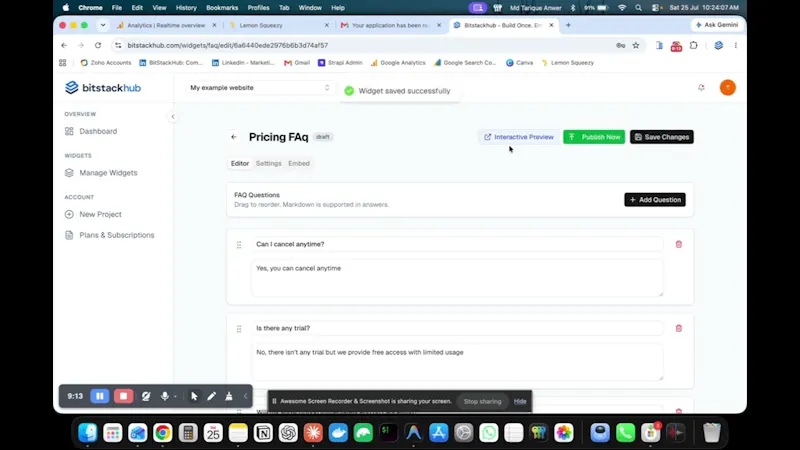 Bitstackhub screenshot 1 (video preview)