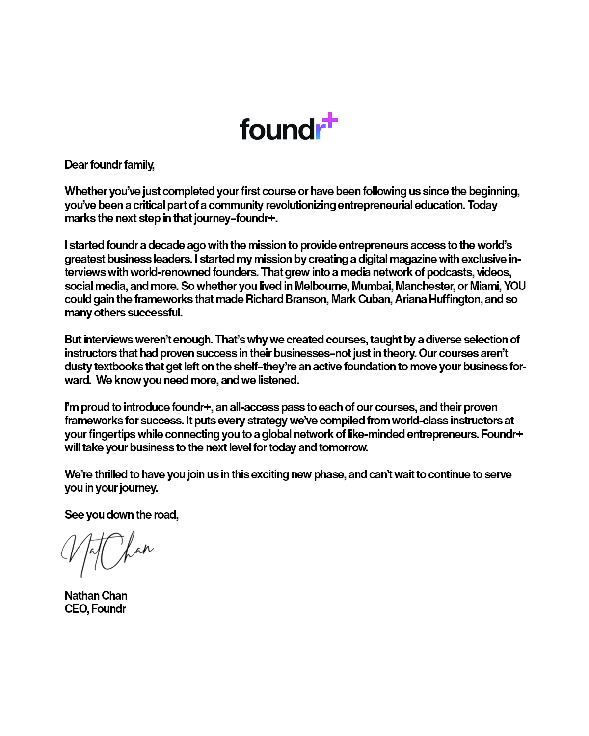Foundr - Herhangi bir iş kurmak için ihtiyacınız olan tek üyelik medya 3
