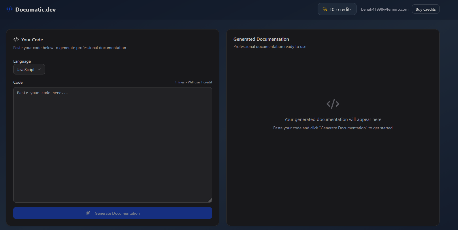 Documatic.dev gallery image