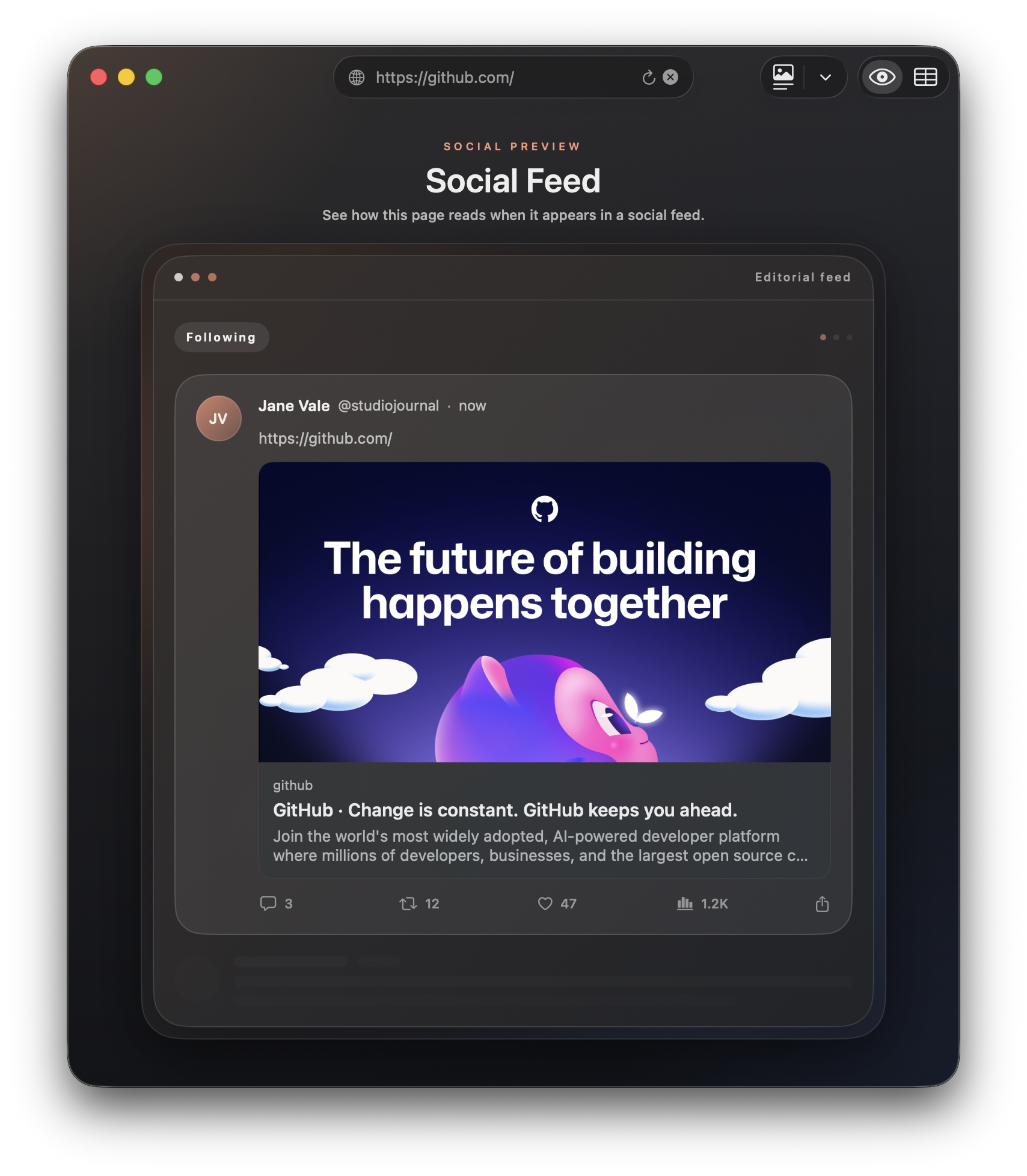 Unfurl Preview gallery image