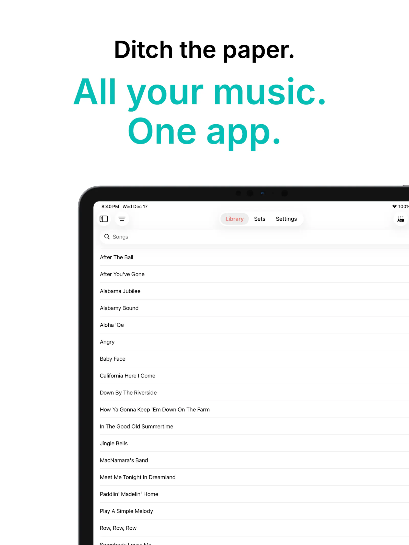 Virtual Song Book screenshot 2