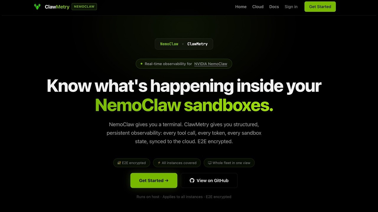 ClawMetry for NVIDIA NemoClaw gallery image