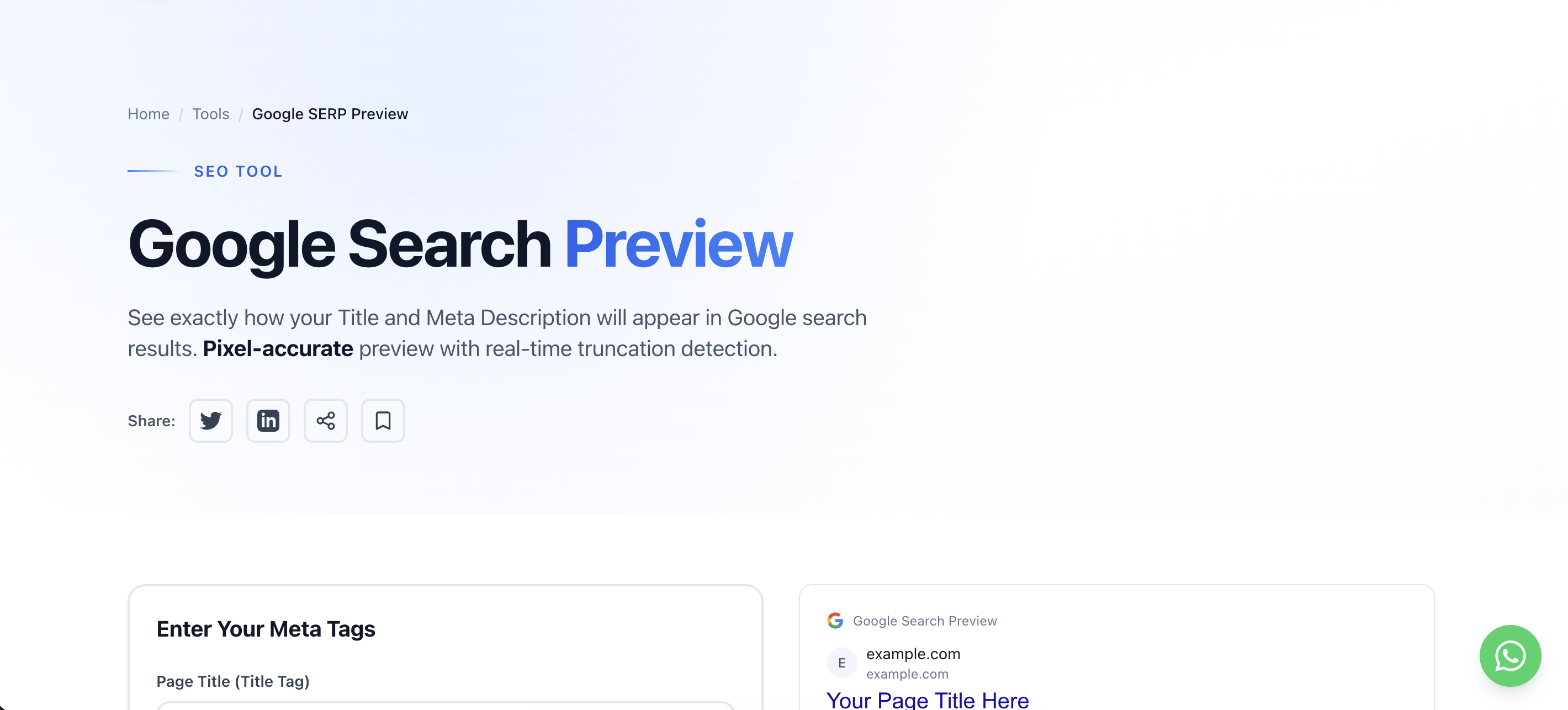 Google Search Preview