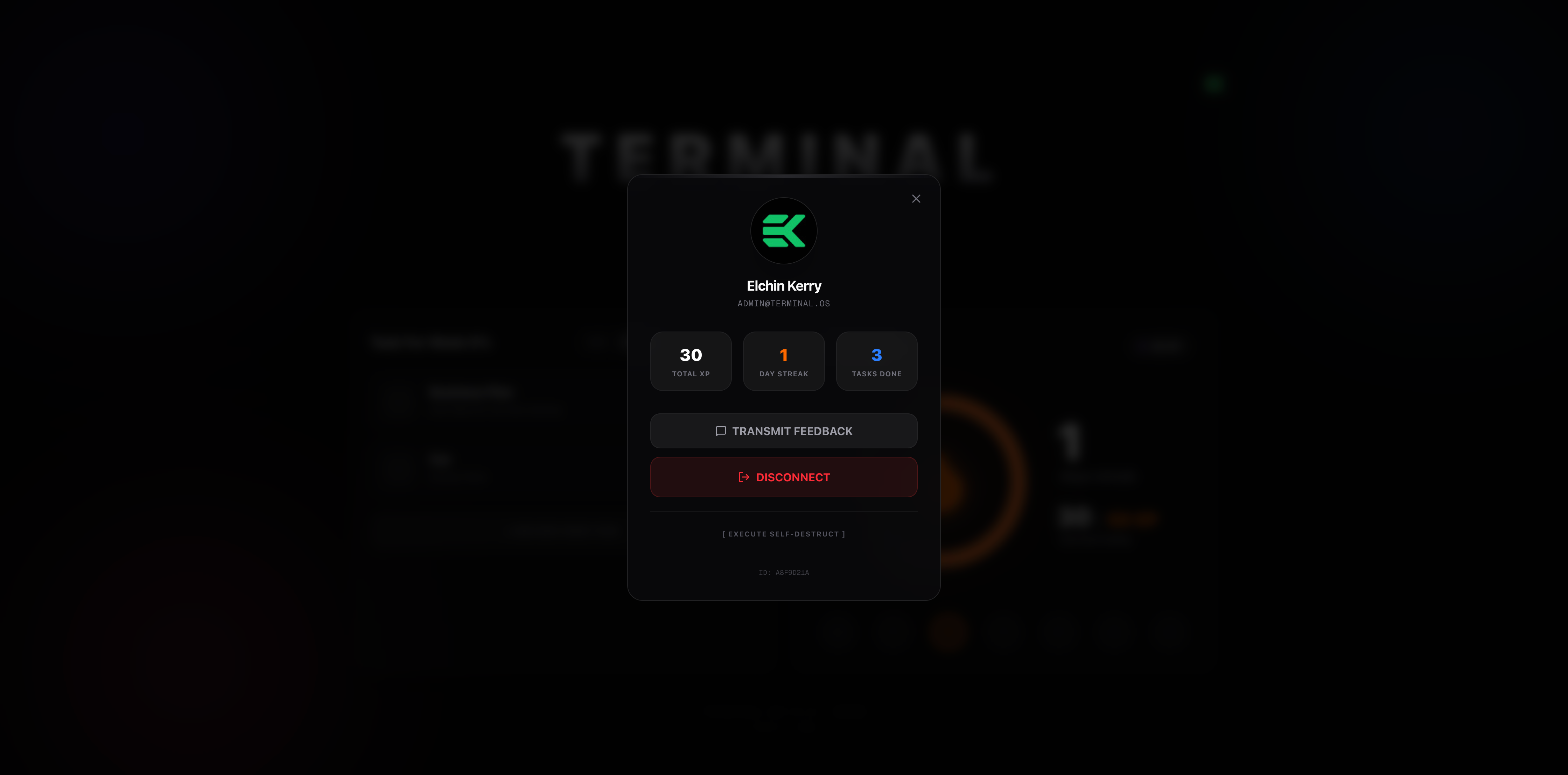 Terminal OS - Screenshot 3 showing product features and functionality