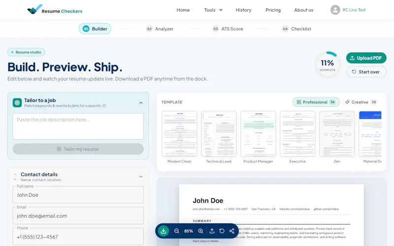 Resume Checkers screenshot 4
