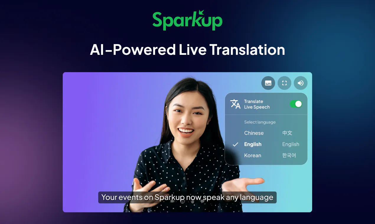Sparkup AI Live Translation gallery image