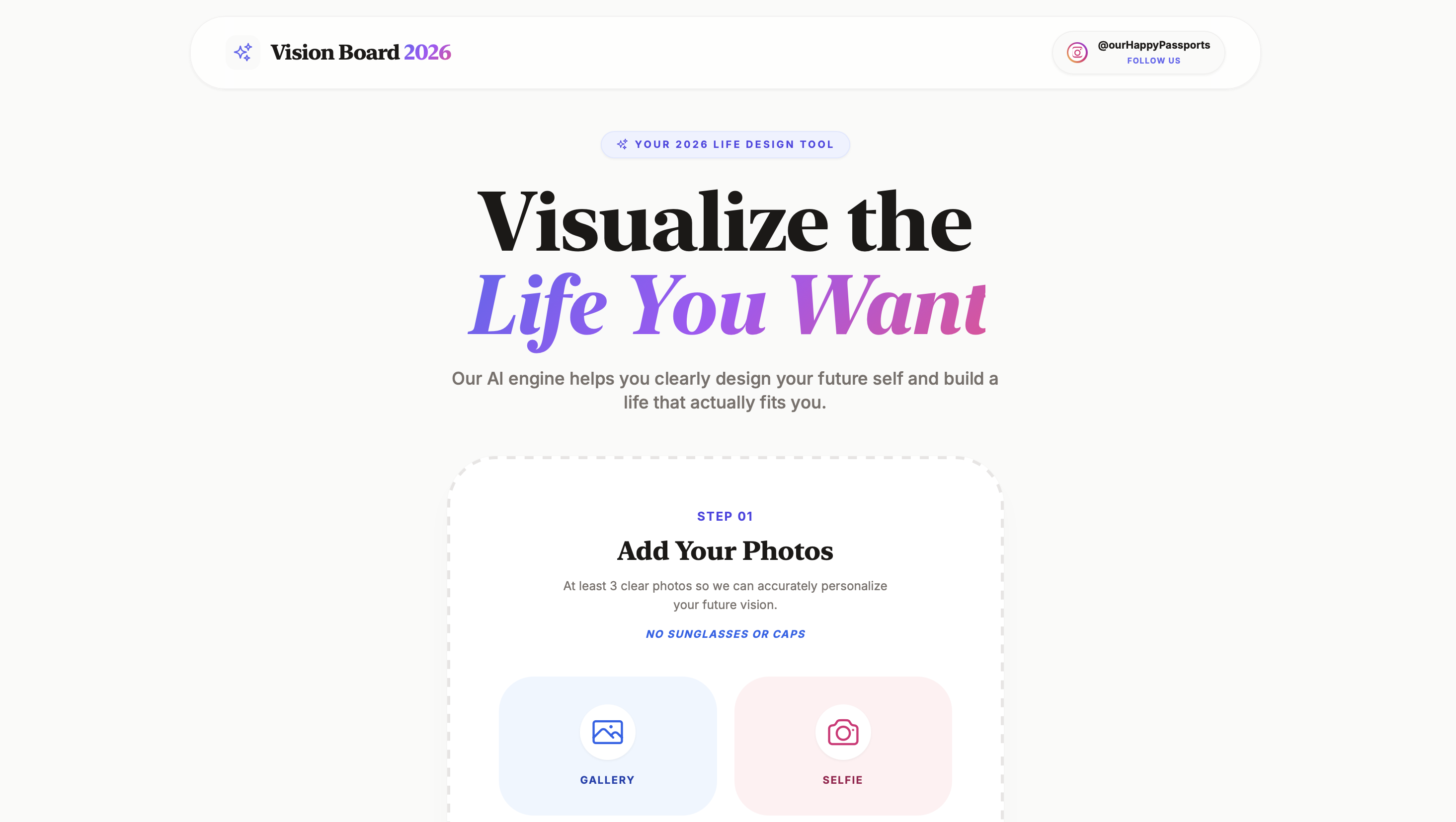 My Vision Board - Screenshot 2 showing product features and functionality