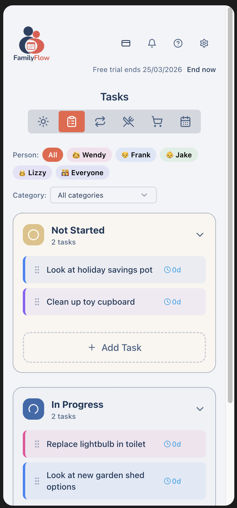 FamilyFlow - Screenshot 4 showing product features and functionality