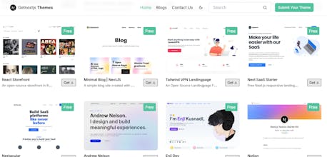 GetNextJsThemes | Submit Your Theme Now gallery image