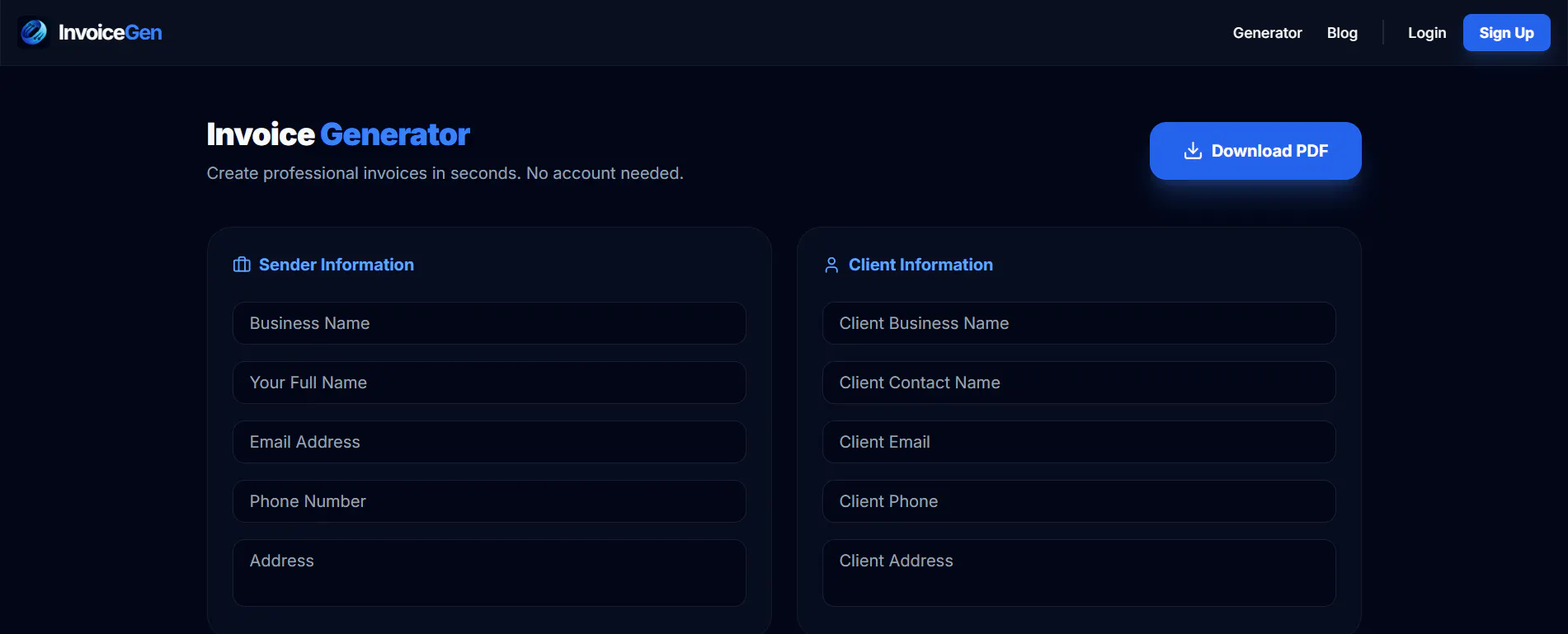 Free Invoice Generator gallery image