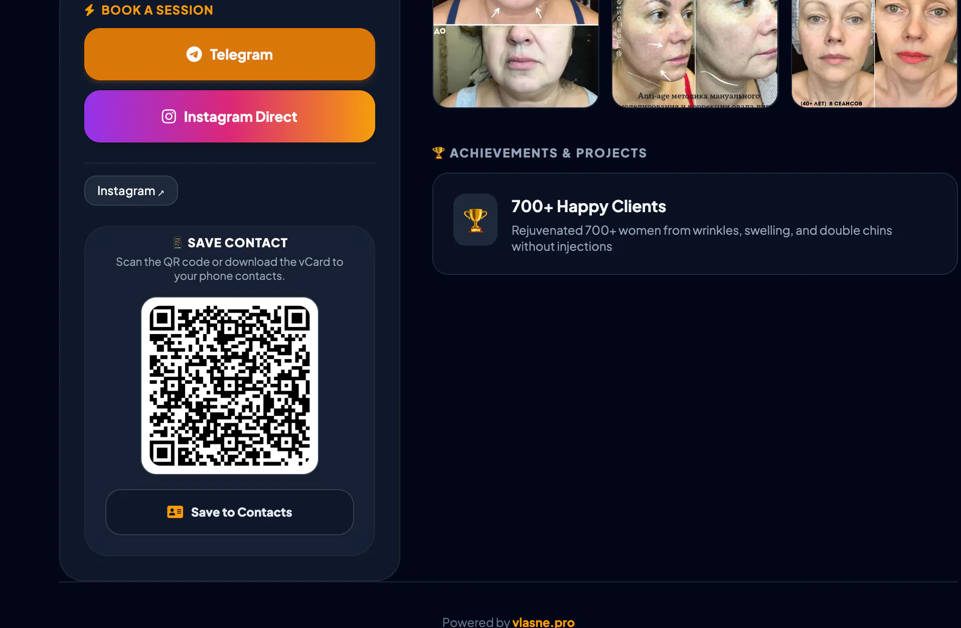 Vlasne.pro - fast web site generator screenshot 3