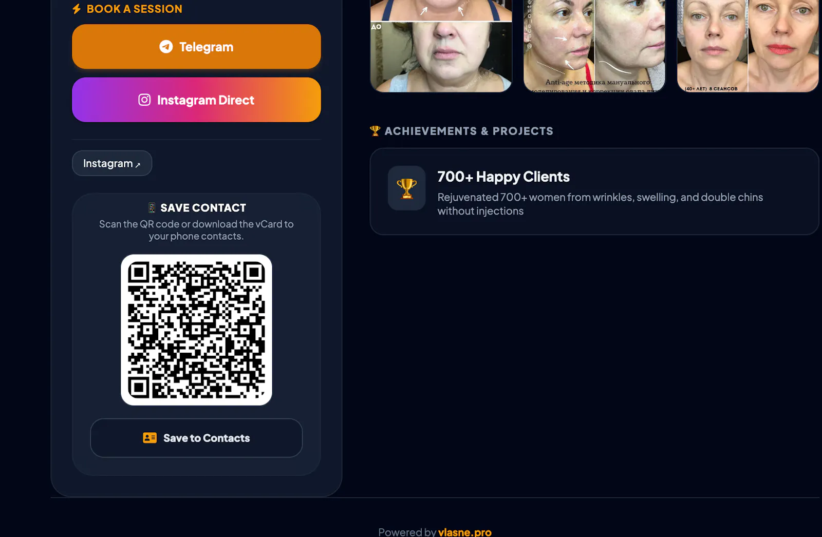 Vlasne.pro - fast web site generator screenshot 3