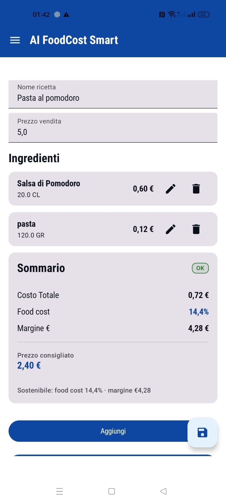 AI FoodCost Smart gallery image