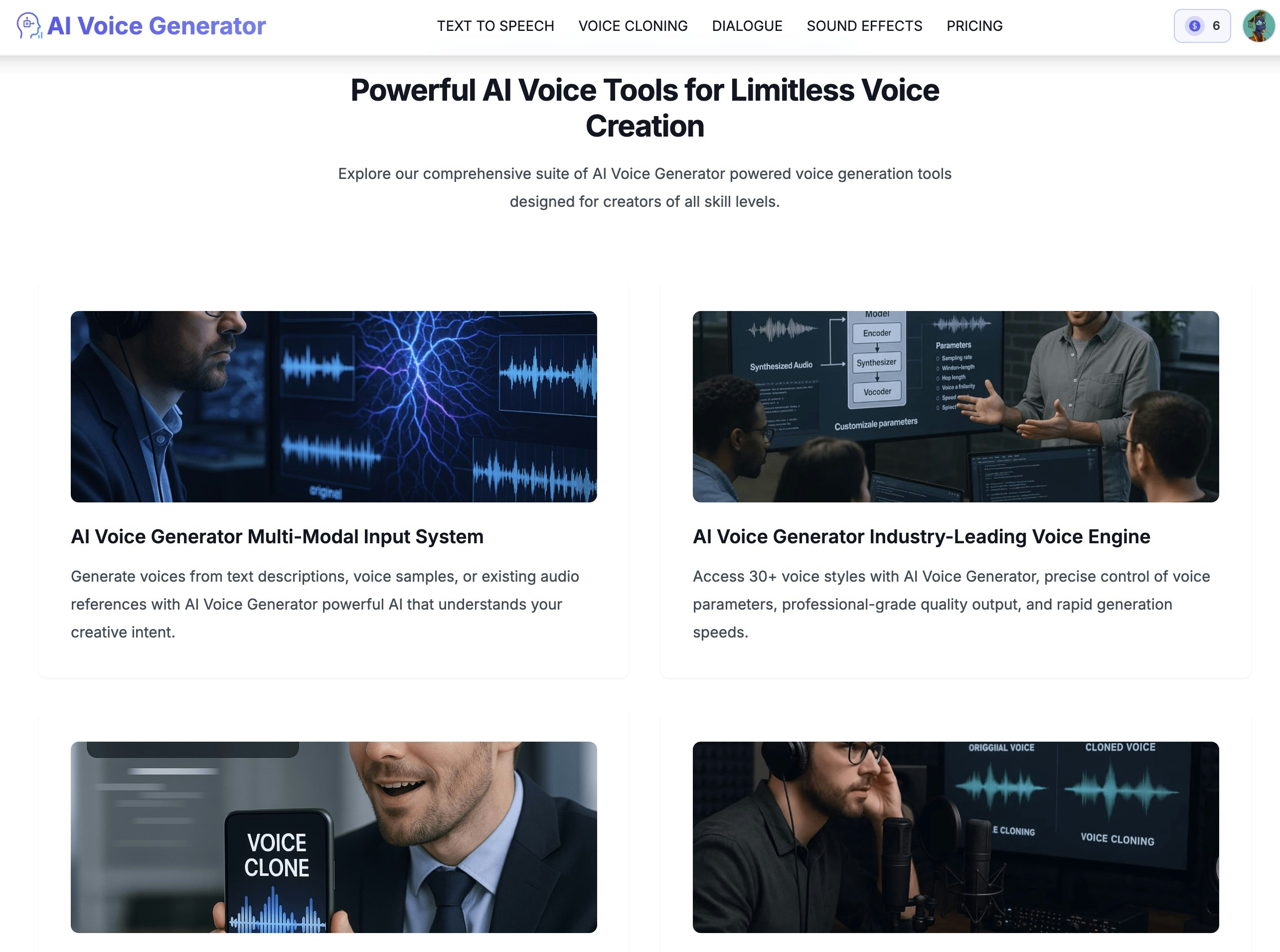 AI Voice Generator gallery image
