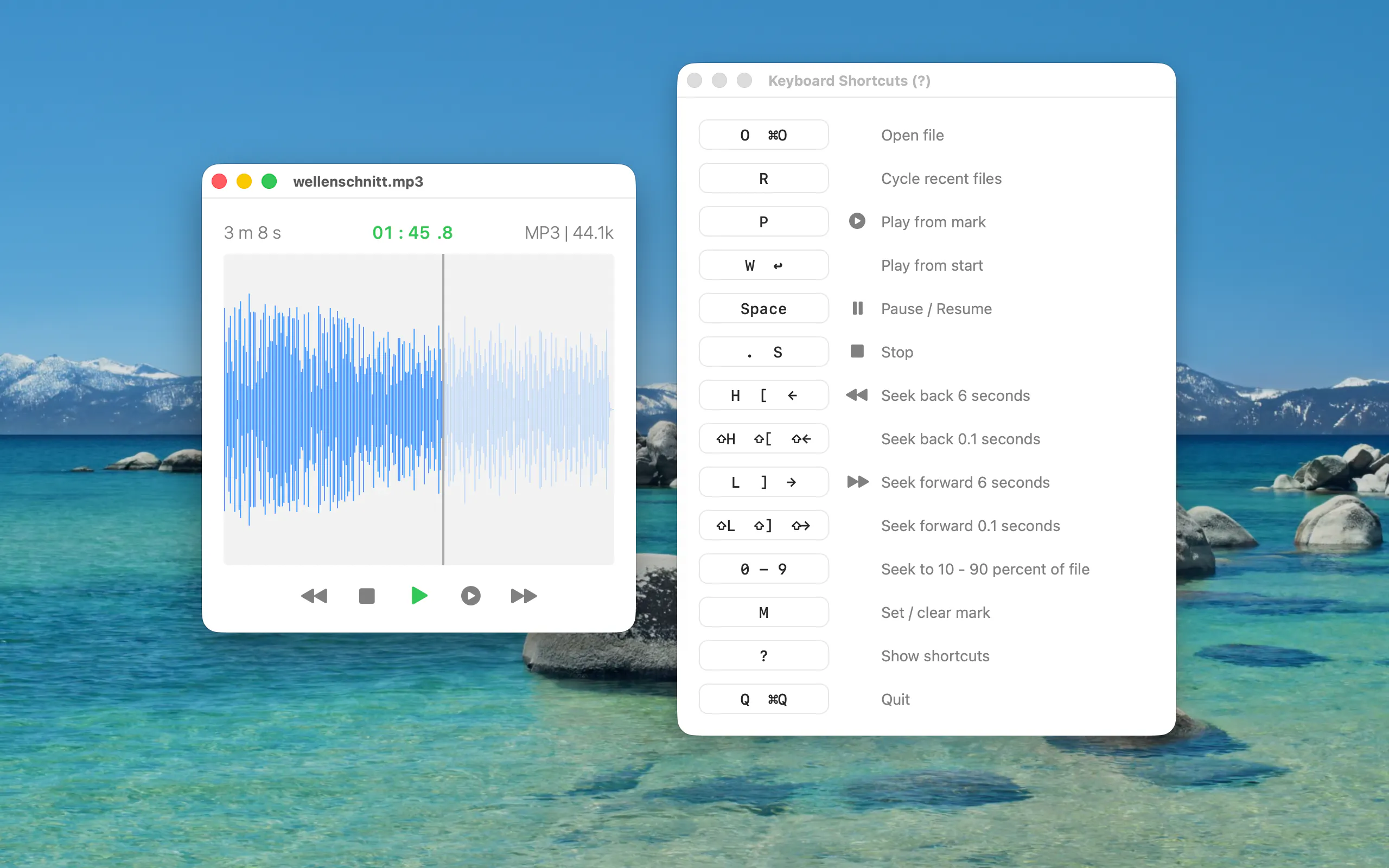 Saisei - macOS Audio File Player 제품 배너