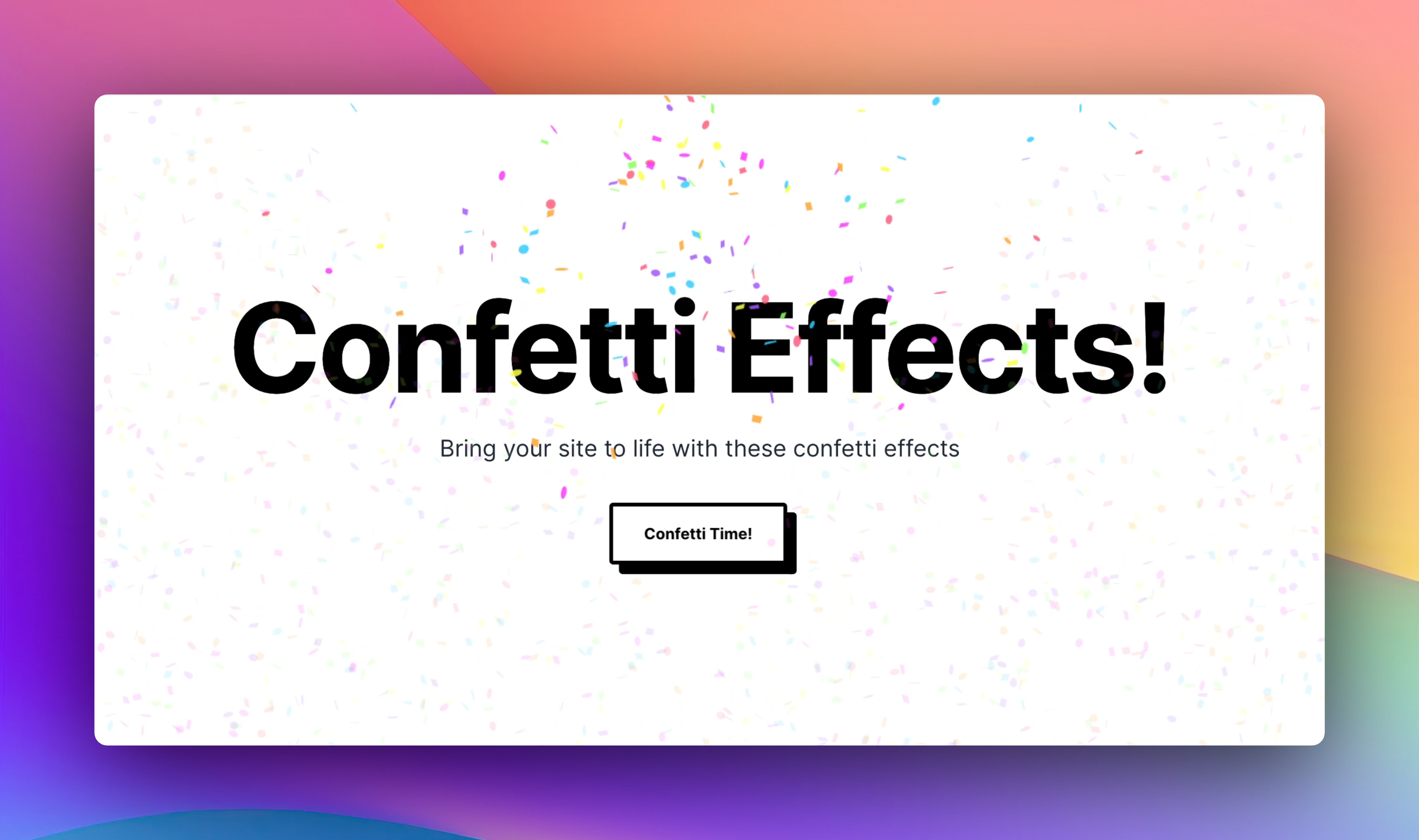 Confetti Effects by Silly UI media 1