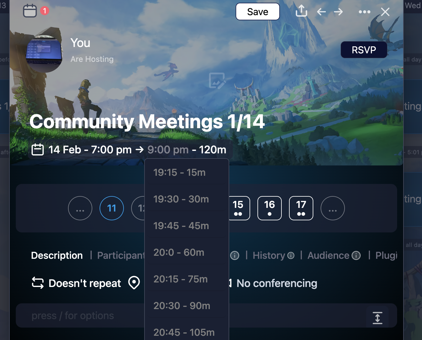 Atomcal - Events management for communities