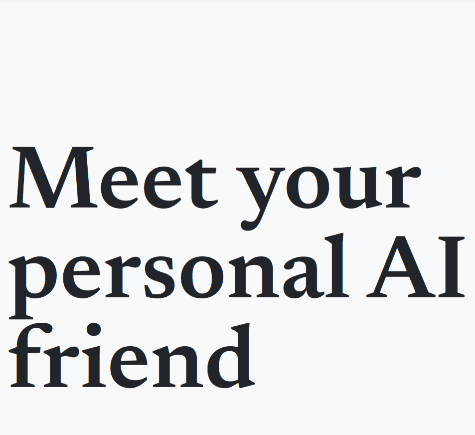 Personal-Friend.com - AI Friend is here!