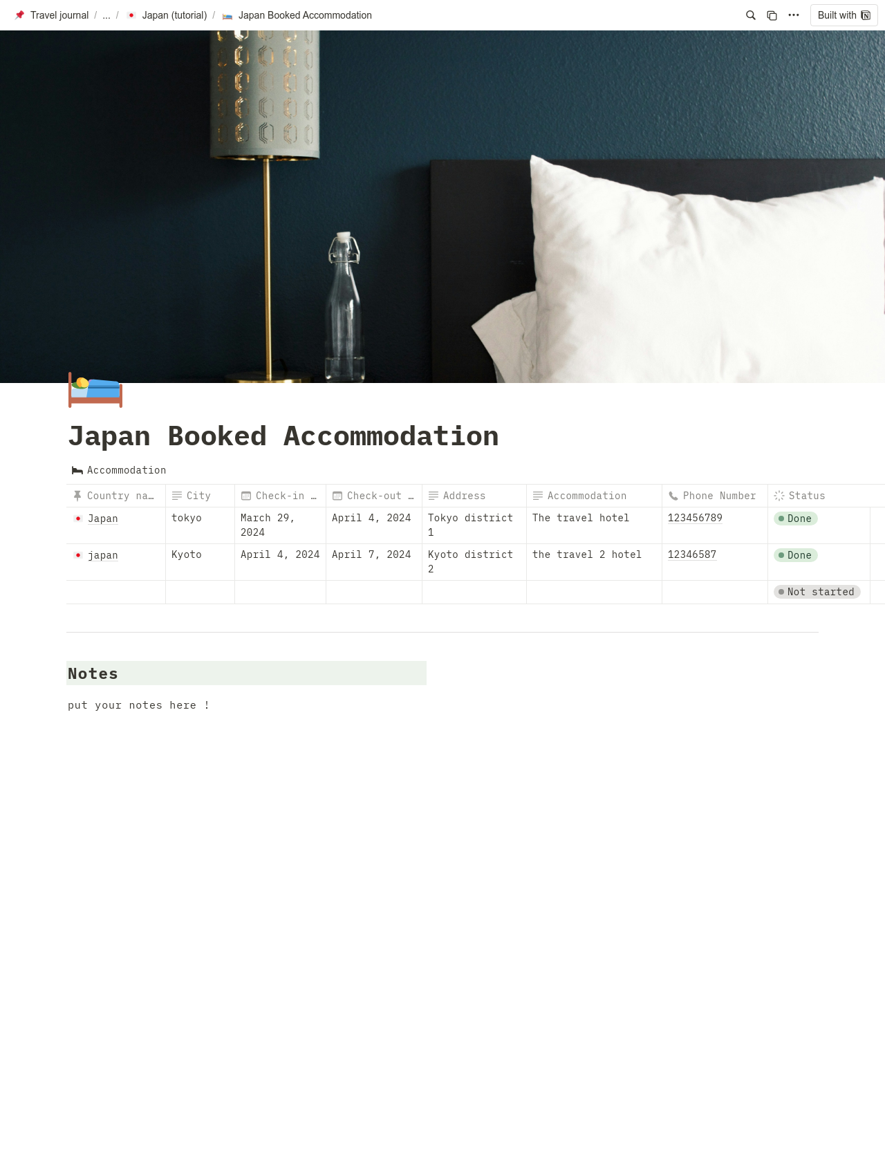 Travel Journal and Planner all in one media 7