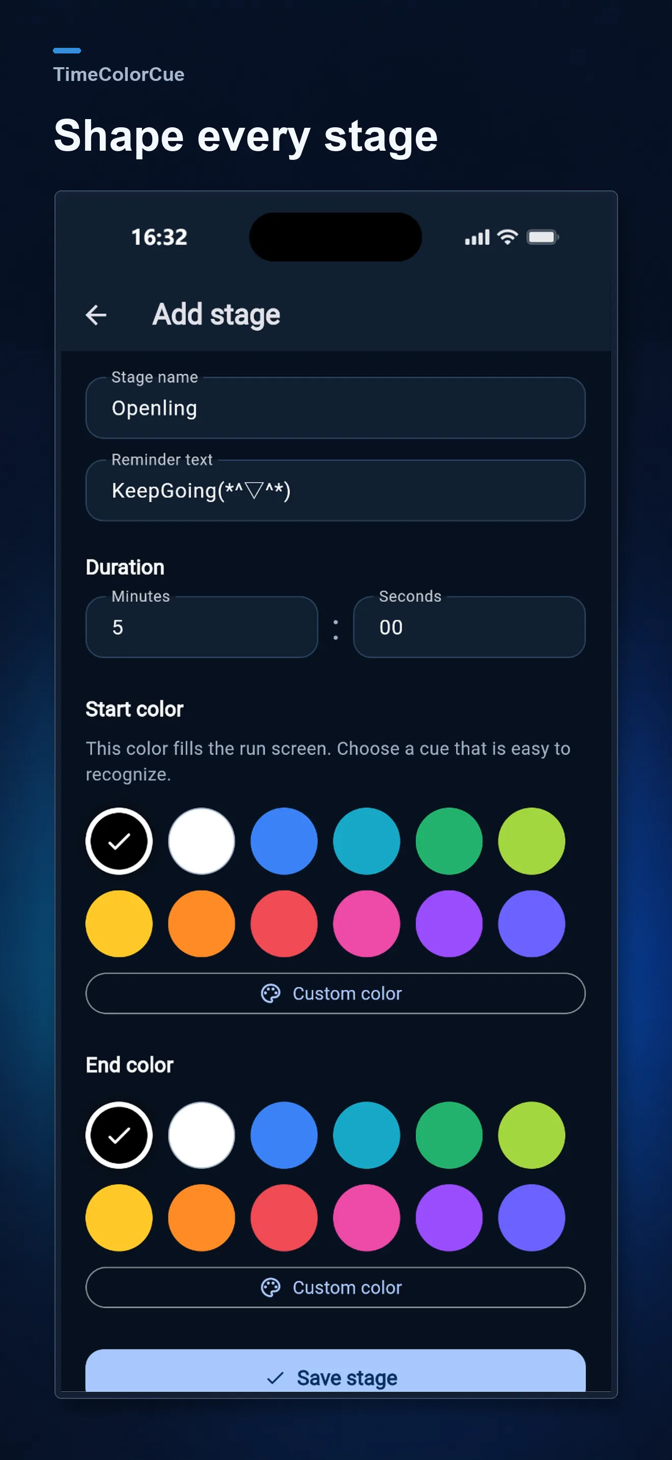 TimeColorCue gallery image