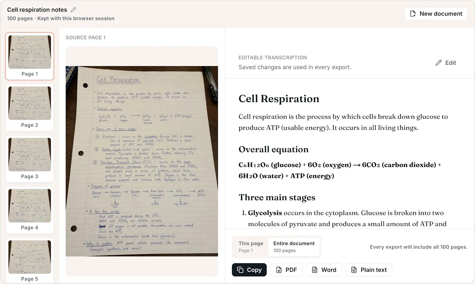 Inksight screenshot 2