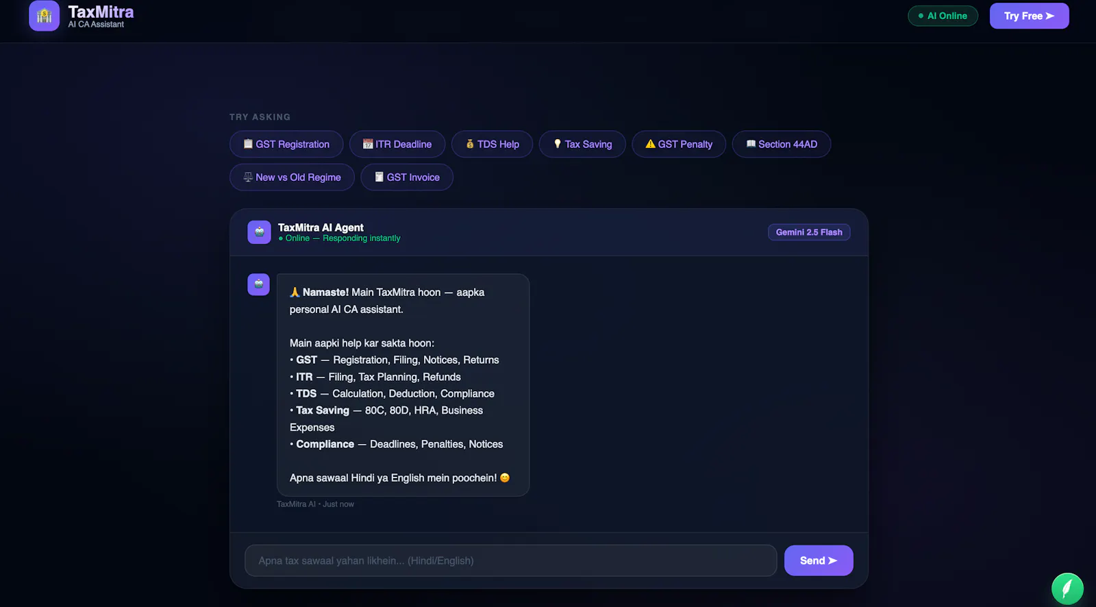 TaxMitra screenshot 2