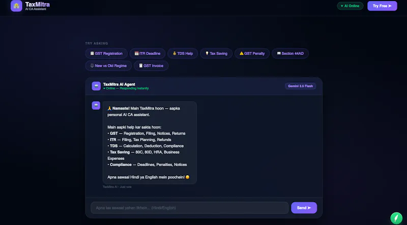 TaxMitra screenshot 2