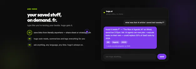Hugo AI gallery image