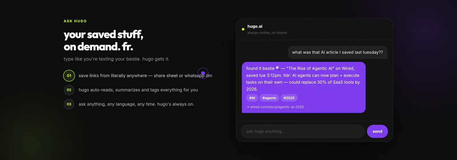 Hugo AI screenshot 4