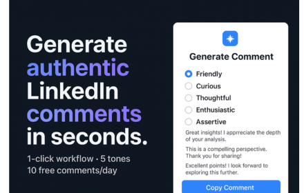 LinkedIn Comment AI screenshot 2
