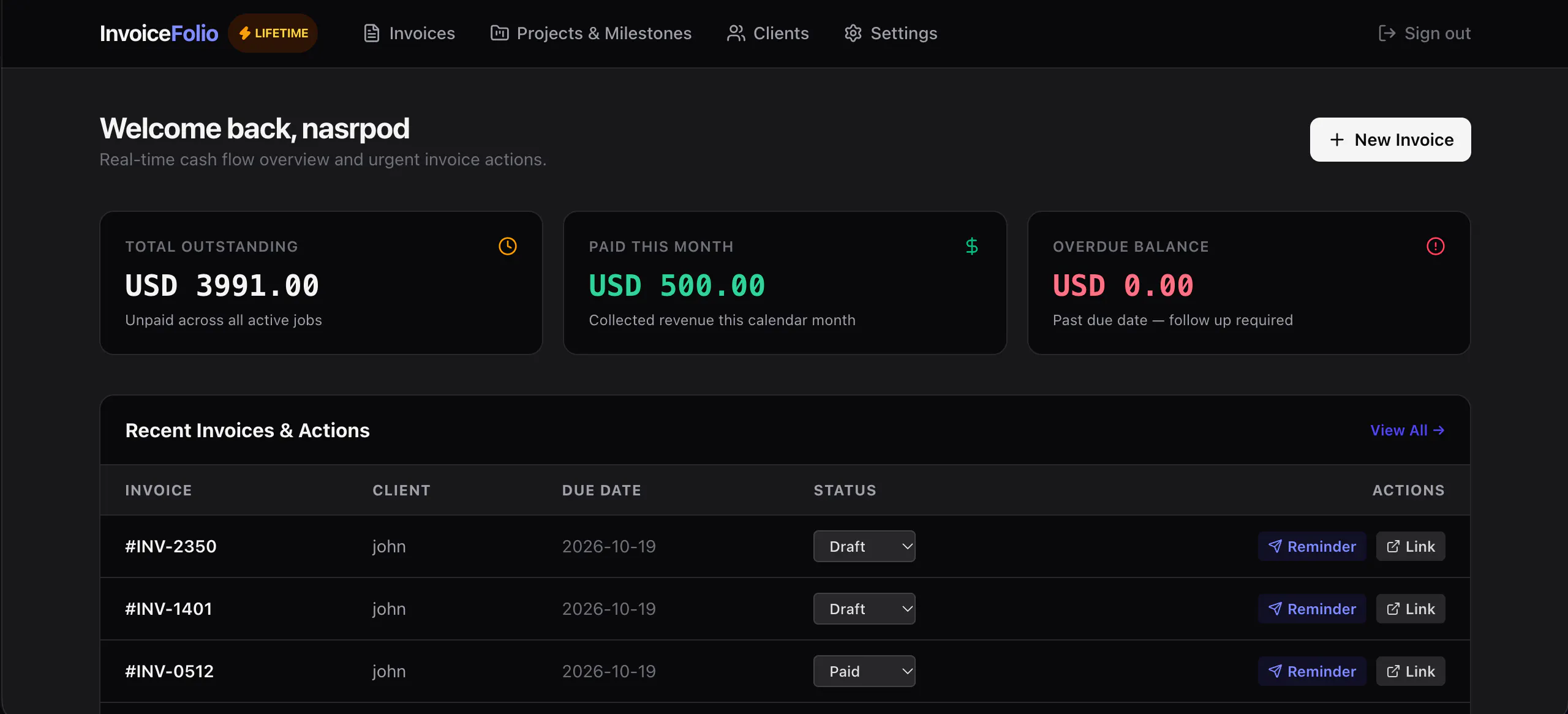 InvoiceFolio gallery image