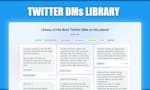 Twitter DMs Library image
