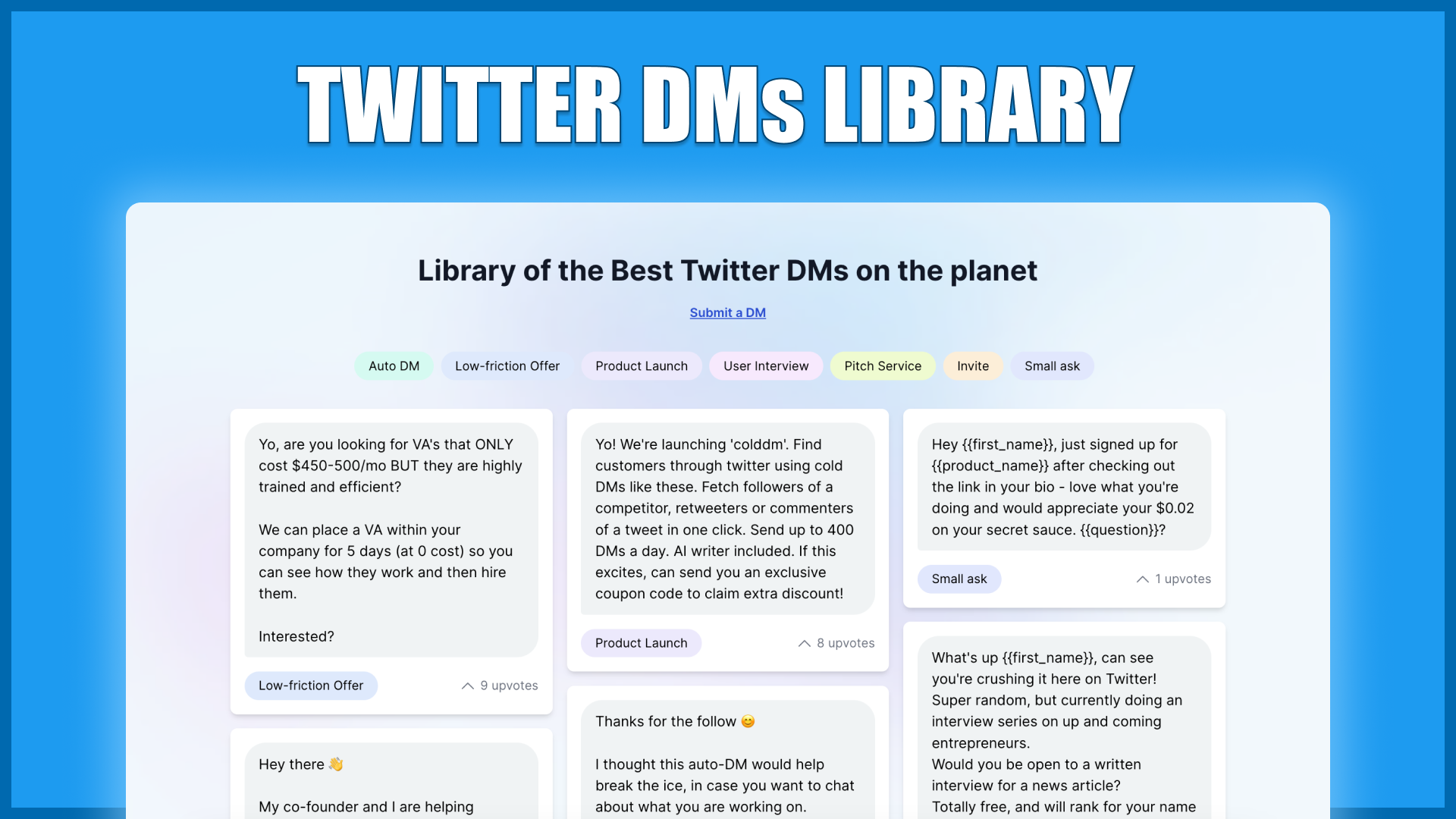 Twitter DMS Library Medien 1