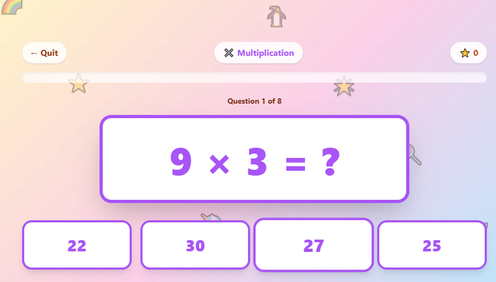 Math Quest screenshot 2