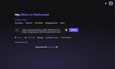 qberry | AI powered SQL interface gallery image
