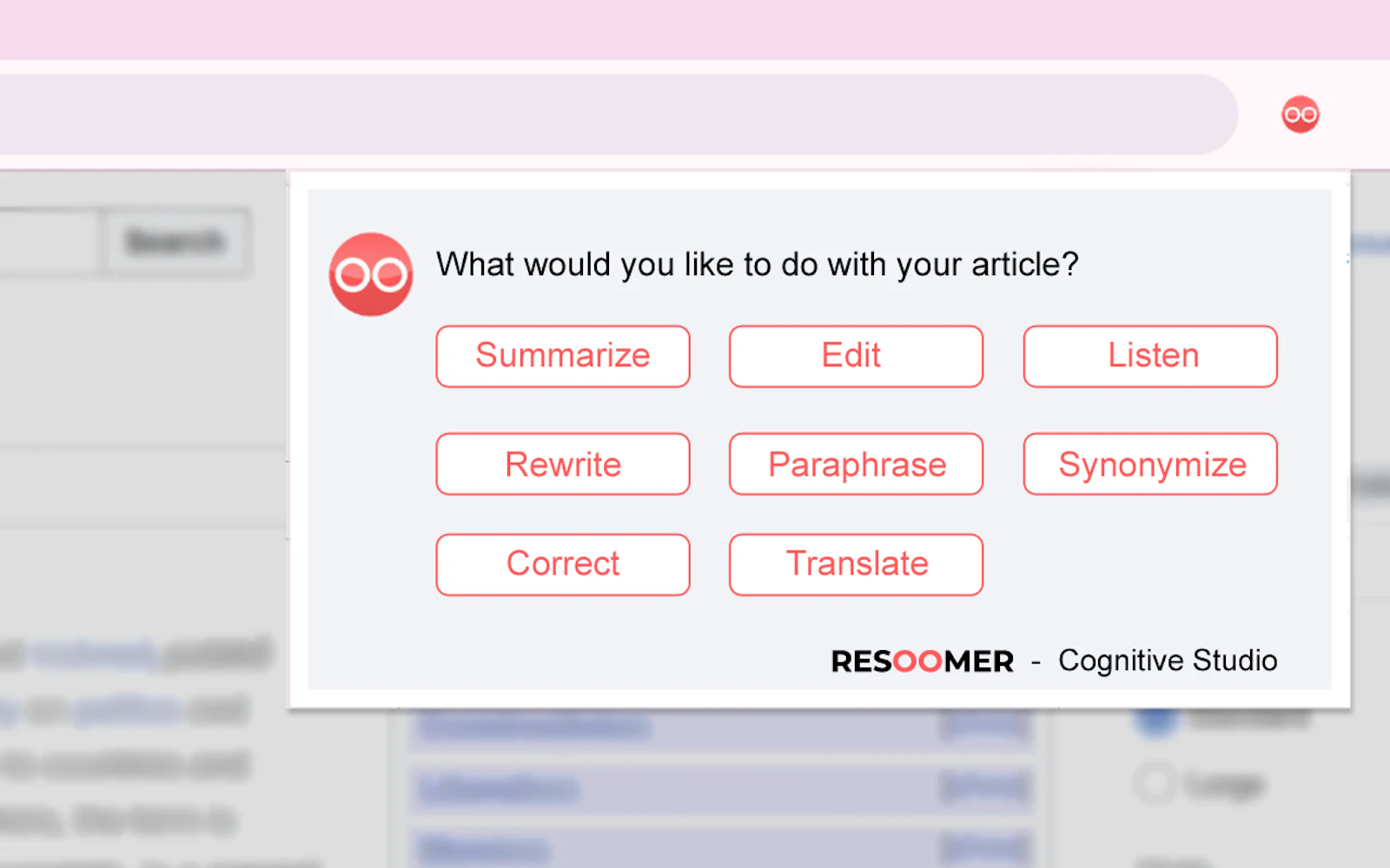 Resoomer screenshot 2