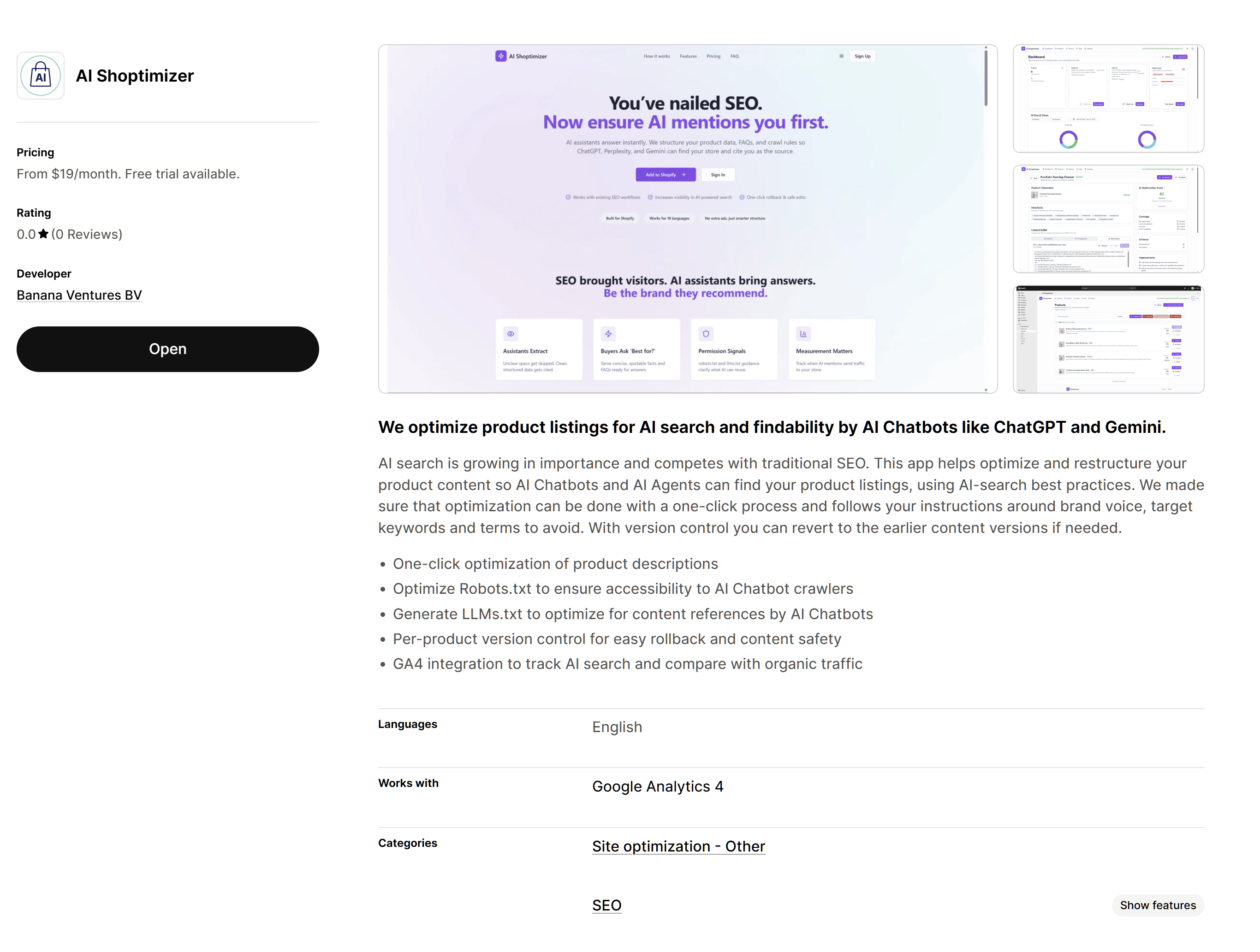 Optimize Shopify Stores for AI Search gallery image